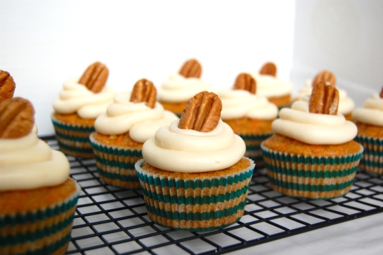 Carrot Cake Cupcakes | The Little Blue Mixer